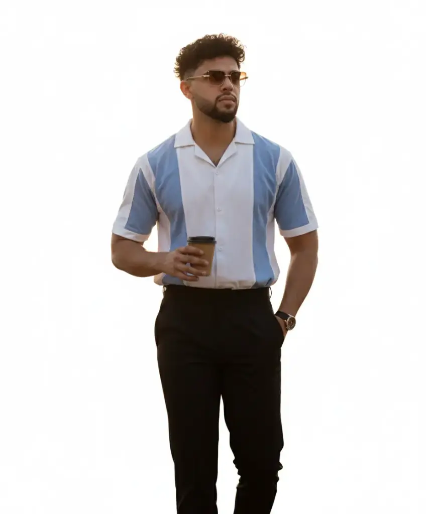 Old Money Panel Shirt - streetwear