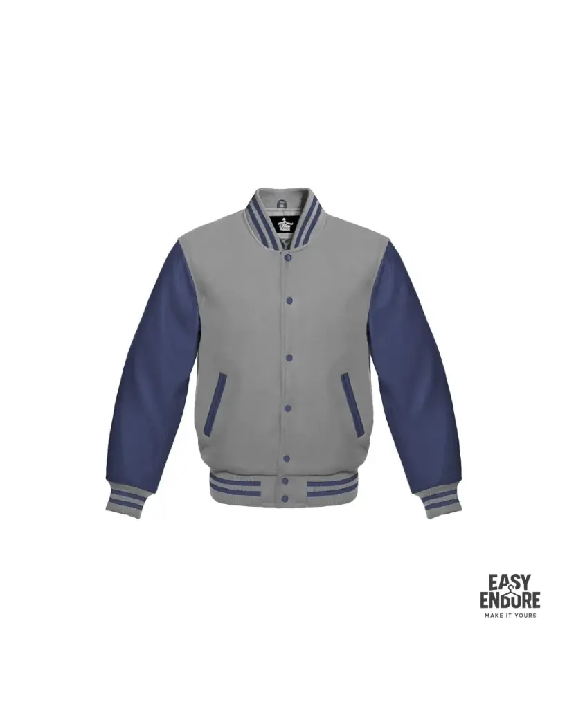 Grey Varsity Jacket