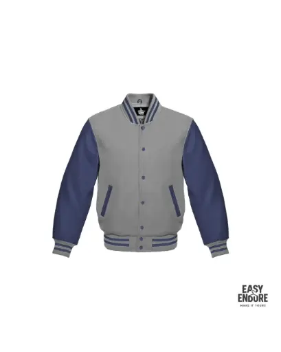 Grey Varsity Jacket